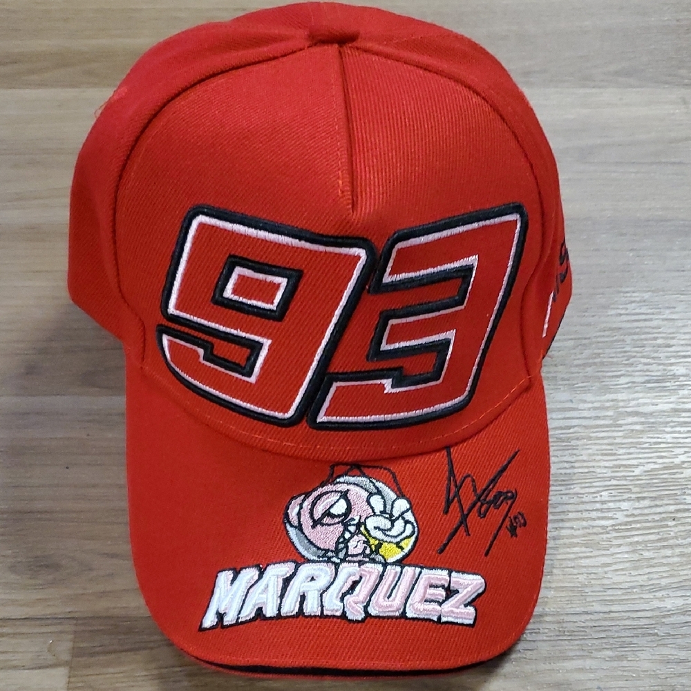 Red Marquez 93 Embroidered Cap - Picture 1 of 6